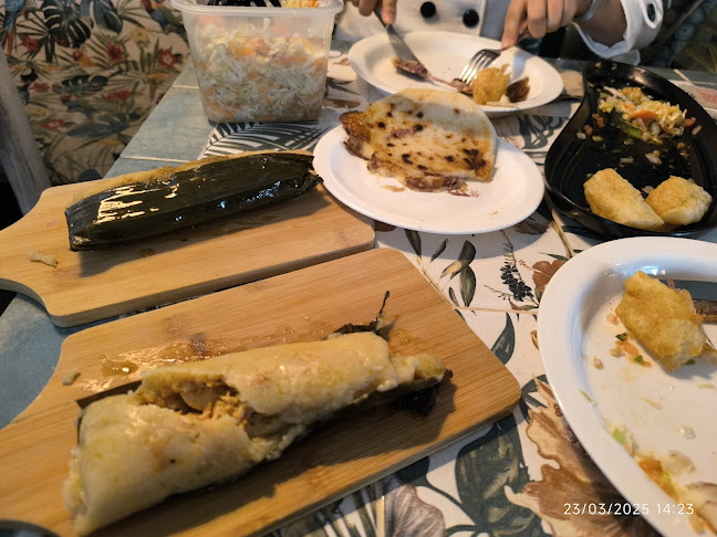 Comentarii opinii despre Pupusería Madrid Río Grande Café Villaverde