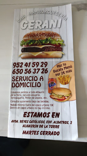 Burger Gerani - Gastronomía y hostelería