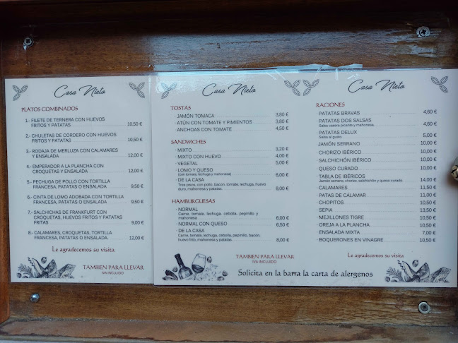 Reviews of Bar Casa Nieto in Alcalá de Henares - Gastronomía y hostelería