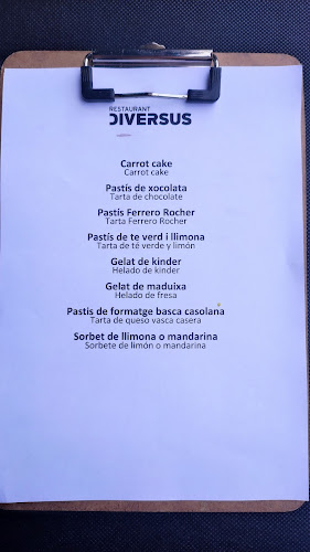 Comentarii opinii despre Restaurant Diversus Sant Boi