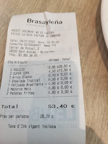 Restaurante Brasayleña La Maquinista