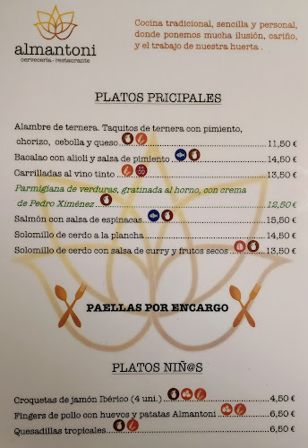 Restaurante ALMANTONI - Gastronomía y hostelería