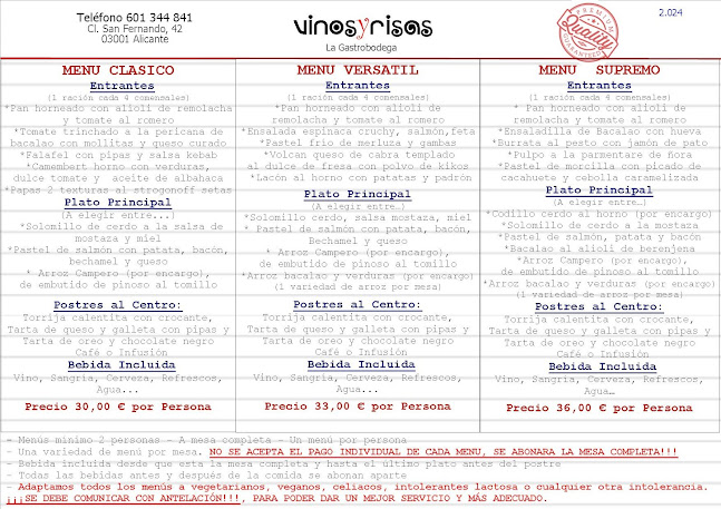 Restaurantes Alicante Vinos y Risas "La Gastrobodega" - Alicante