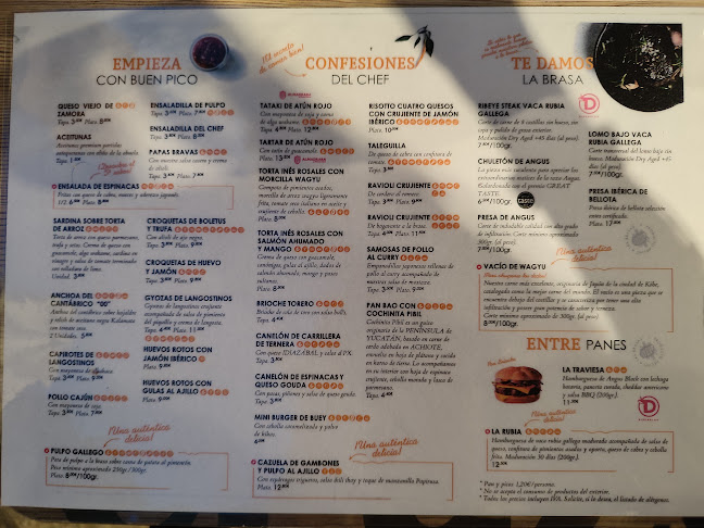 ADEREZO tapas&brasas- EL PORVENIR