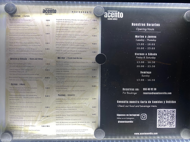 Opinii despre acento - social eatery în Sevilla - Gastronomía y hostelería