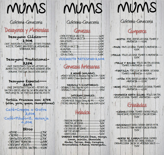 Reviews of Mums cafetería cervecería heladería in Málaga - Gastronomía y hostelería