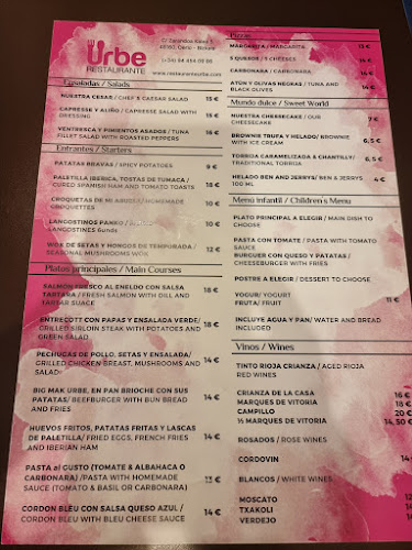 Restaurante Urbe - Bilbao