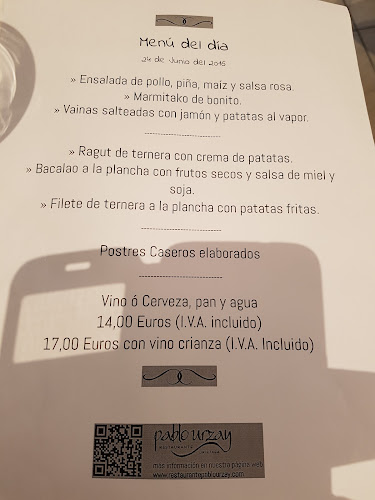 Restaurante Pablo Urzay - Getxo