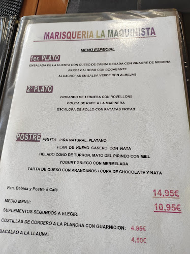 Cafetería Restaurant La Cantonada de la Maquinista - Barcelona