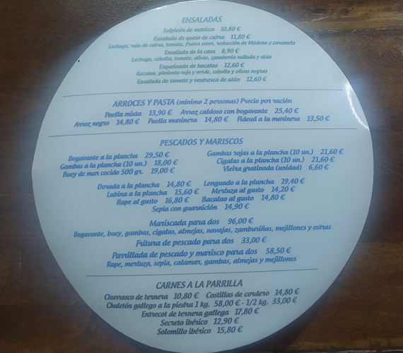 Casa Gallega Coma-Ruga - Gastronomía y hostelería