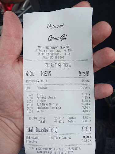 Restaurant Camping Gran Sol - Montferrer