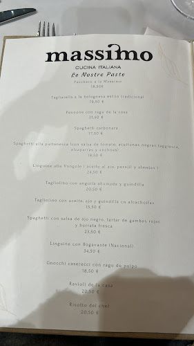 Restaurante Italiano Massimo - Barcelona