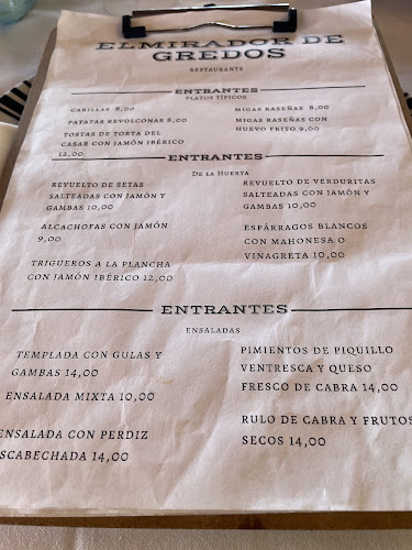 Restaurante El Mirador de Gredos Candeleda Phone number