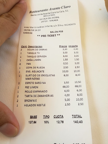 Restaurante Avante Claro