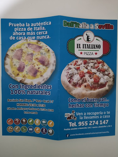 Reviews of Pizzería El Italiano in Sevilla - Gastronomía y hostelería