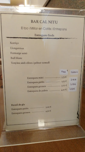 Bar Cal Nitu - Gastronomía y hostelería