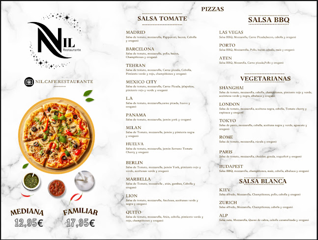 Opinii despre Pizza Restaurante NIL în Madrid - Gastronomía y hostelería