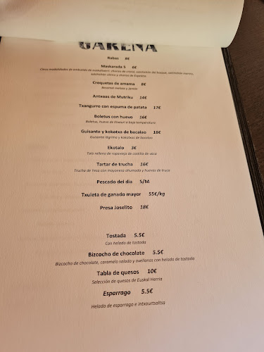 Opinii despre Garena în Bilbao - Gastronomía y hostelería