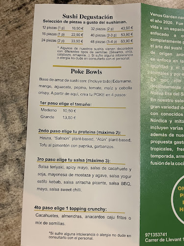 Venus garden - Gastronomía y hostelería