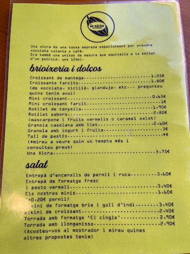 La Xicra pastelería