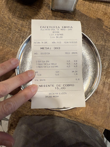 Reviews of Emyfa Arturo Soria in Madrid - Gastronomía y hostelería