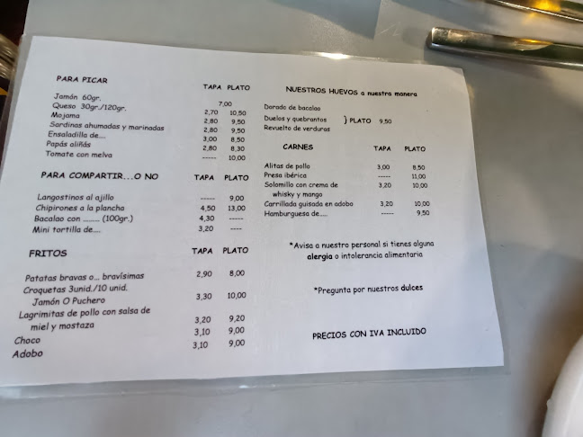 Opinii despre Bar El Quijote în Sevilla - Gastronomía y hostelería