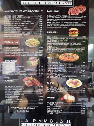 LA RAMBLA II BAR, CAFÉ, RESTAURANTE. - Valencia