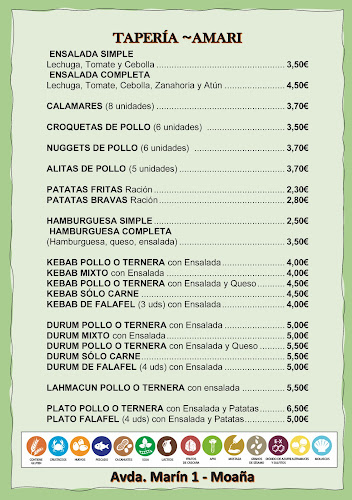 Opinii despre Kebab AmAri în Moaña - Gastronomía y hostelería