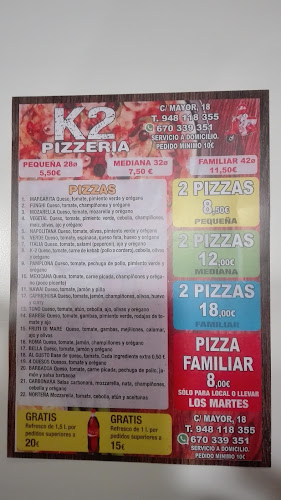Take Away Kebab K2 Pizza - Gastronomía y hostelería