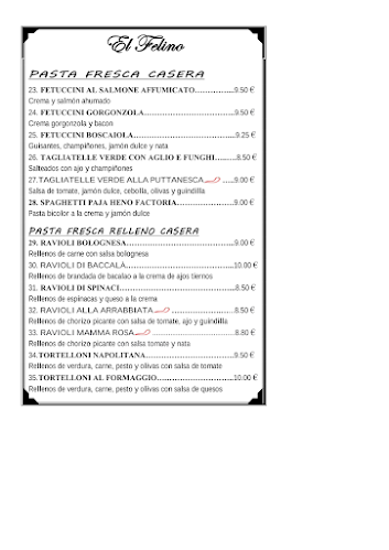 El Felino - Restaurante italiano en Barcelona - Barcelona