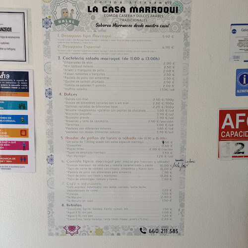 Cafetería La Casa Marroquí - Gastronomía y hostelería