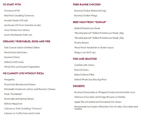 Restaurante Roostiq Marbella - Marbella