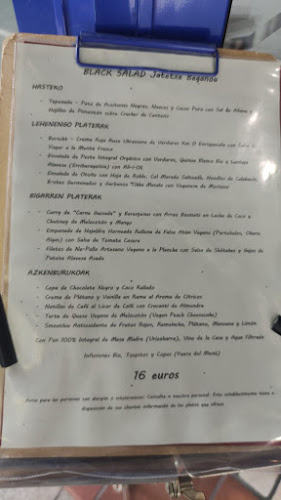 Restaurante Vegano Black Salad Jatetxe Beganoa - Vitoria-Gasteiz