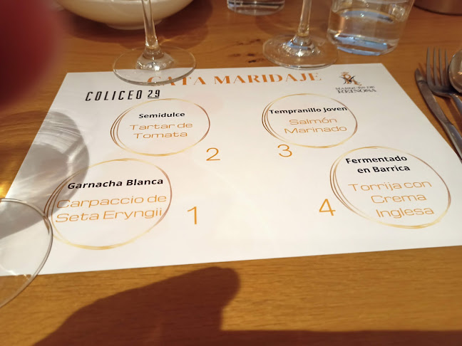 Restaurante Coliceo 29 - Gastronomía y hostelería