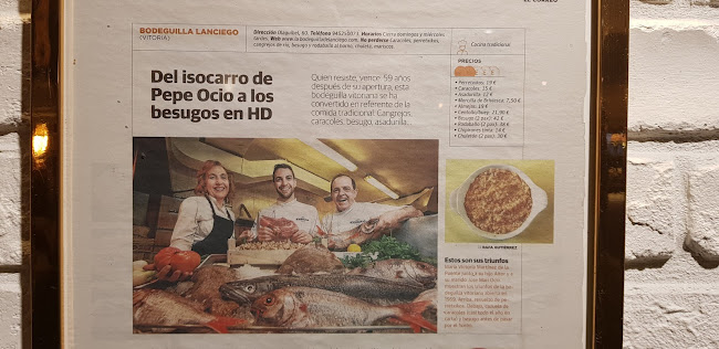 Restaurante La Bodeguilla Lanciego - Gastronomía y hostelería