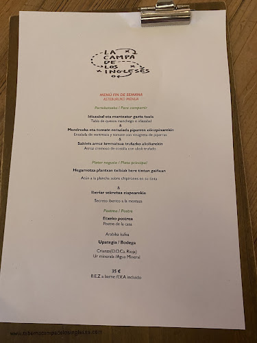 Opinii despre La Campa de los Ingleses · Taberna San Mamés în Bilbao - Gastronomía y hostelería