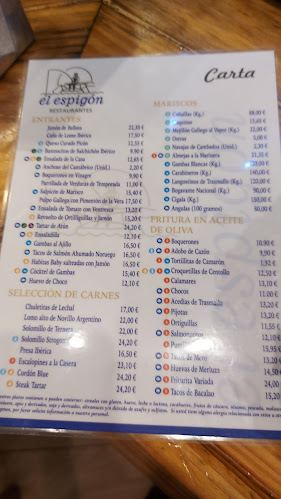 Marisquería El Espigón Open Times