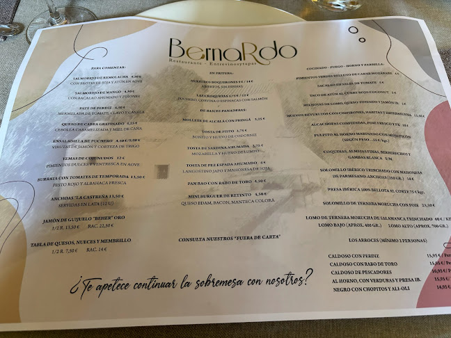 Comments and reviews of Restaurante El rincón de Bernardo