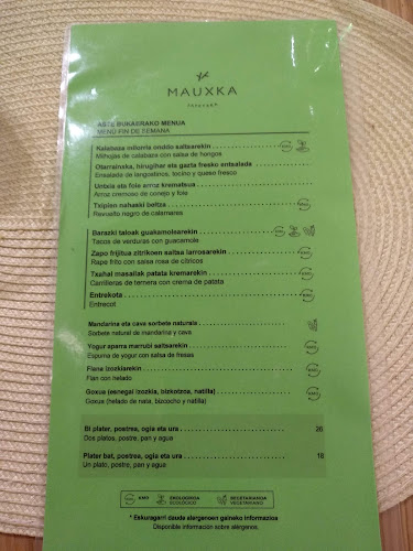 Reviews of MAUXKA Jatetxea in Oñati - Gastronomía y hostelería