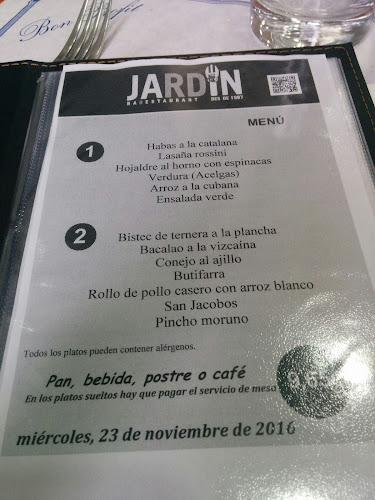 Restaurante Jardin - Barcelona
