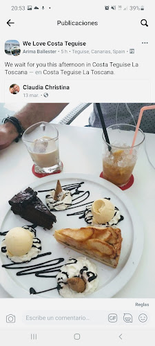 Restaurante La toscana costa Teguise