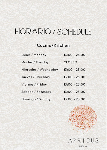 Apricus Gastrobar - Gastronomía y hostelería