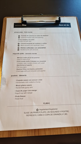 Restaurante Urbe - Gastronomía y hostelería