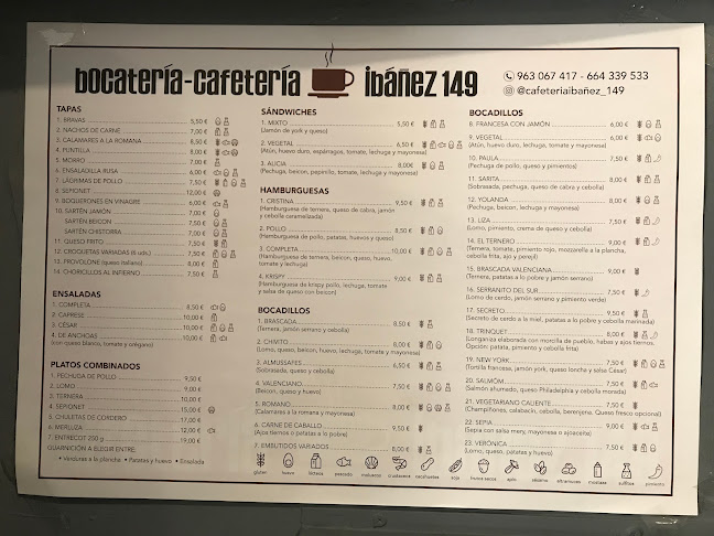 Cafetería Ibáñez 149