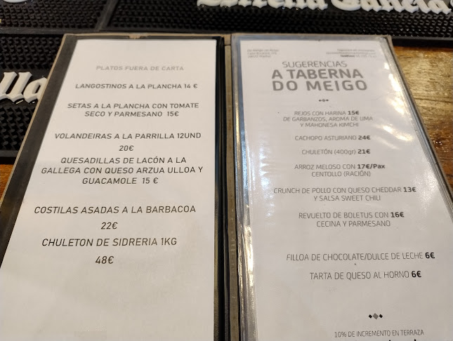 Opinii despre A Taberna do Meigo în Madrid - Gastronomía y hostelería