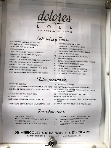 Dolores y Lola - Gastronomía y hostelería
