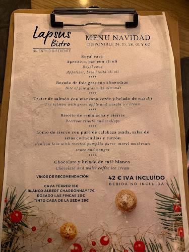 Lapsus Bistro - Gastronomía y hostelería