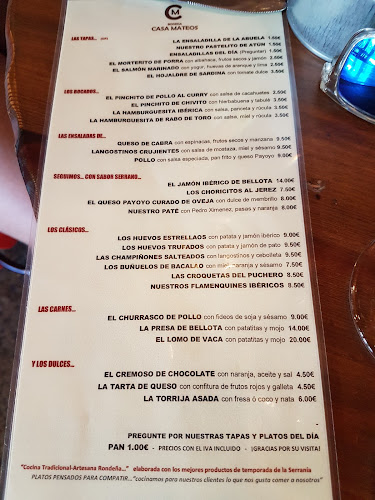 Comments and reviews of Restaurante Casa Mateos
