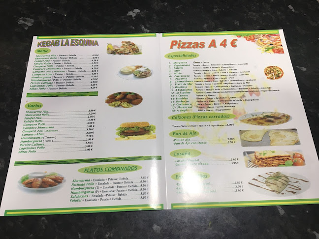 Kebab La Esquina Phone number