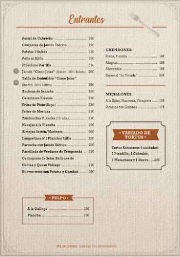 Sidrería La Tonada de La Guía - Gastronomía y hostelería